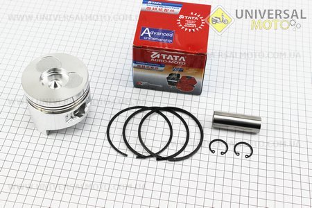 Поршень, кільця, палець комплект 186F 86мм +0,25 (форкамера в формі "Конуса"). TATA (Запчастини на мотоблок з двигуном 178 и 186F / UM6025-V99)