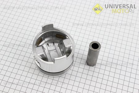 Поршень, кільця, палець комплект 178F 78мм +0,25 (форкамера в формі "усіченого конуса"). TATA (Запчастини на мотоблок з двигуном 178 и 186F / UM6026-V41)