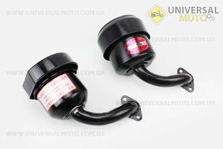 Фільтр повітряний у зборі з паперовим елементом. Китай (Запчастини на мотоблок з двигуном 175 та180N / UM6030-V03)