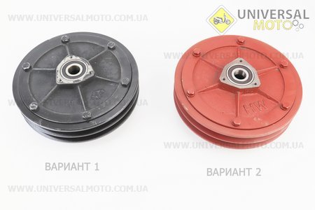 Зчеплення в зборі (два паза). Китай (Запчастини на мотоблок з двигуном 175 и 195N / UM6030-V10)
