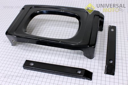 Облицовка фары черная (метал)R180NM