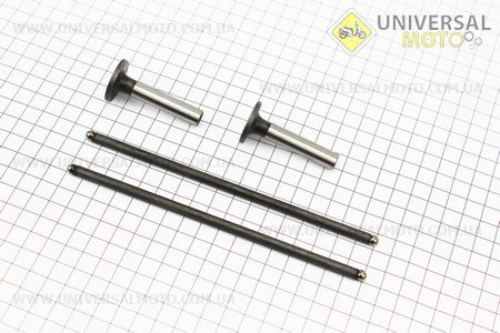 Толкатель-2 штуки + штанга-2 штуки, комплект . Viper (Мотоблочный двигатель 175/180N / UM6030-V57)