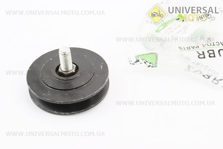 Ролик натяжний ременя + підшипник 6201ZZ (15x35x11). Viper (Запчастини на мотоблок з двигуном 175 та180N / UM6030-V82)