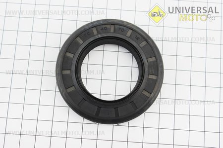 Сальник 40x70x12 піввісь 101-2. Китай (Запчастини на мотоблок з двигуном 175 и 195N / UM6030-V91)