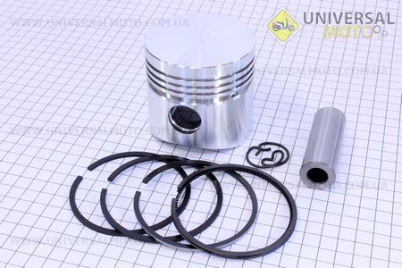 Поршень, кольца, палец комплект 75мм STD. Китай (Мотоблочный двигатель 175/180N / UM6031-V33)