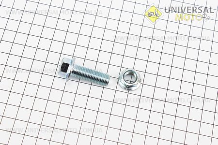 Фреза - Болт + гайка крепления ножа . Китай (Мотоблок с двигателем 168F / UM6031-V88)