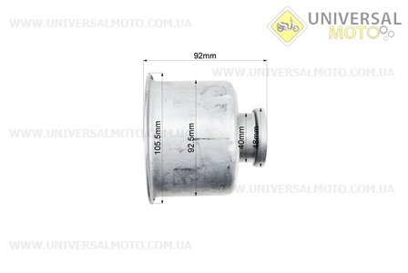 Фільтр повітряний - елемент металевий R175A/180NM Тип №2. Китай (Запчастини на мотоблок з двигуном 175 та180N / UM6032-V44)