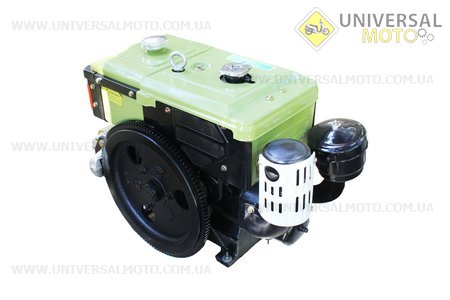 Двигатель мотоблочный в сборе + стартер 8л.с. ZUBR SH180NDL