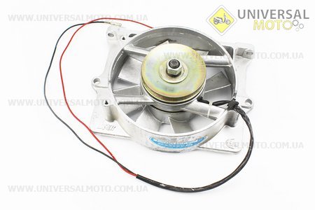 Вентилятор у зборі R175A/R180NM (зі статором). Китай (Запчастини на мотоблок з двигуном 175 та180N / UM6032-V64)