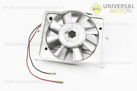 Вентилятор у зборі R175A/R180NM (зі статором). Китай (Запчастини на мотоблок з двигуном 175 та180N / UM6032-V64)
