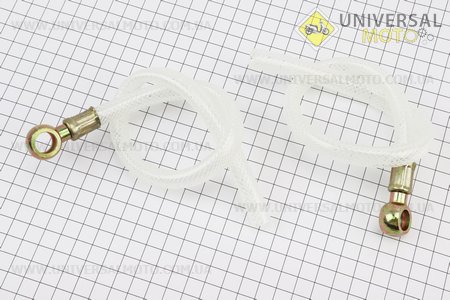 Трубка - шланг паливний L=400мм, комплект 2шт. Китай (Запчастини на мотоблок з двигуном 175 та180N / UM6032-V67)