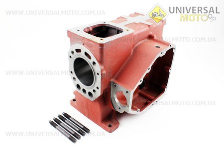 Блок двигателя, поршень 80мм R180NM (короткий) + гильза + шпильки 4 штуки . Viper (Мотоблочный двигатель 175/180N / UM6032-V80)