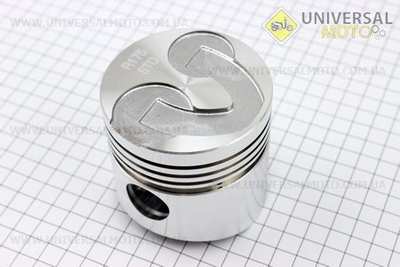 Поршень 75мм STD (с выборкой под клапана). Китай (Мотоблочный двигатель 175/180N / UM6032-V87)