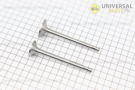 Клапан впускний (h-97; D-32; d-7), випускний (h-97; D-27; d-7) комплект 2шт R175A/R180NM. TATA (Запчастини на мотоблок з двигуном 175 та180N / UM6033-V90)