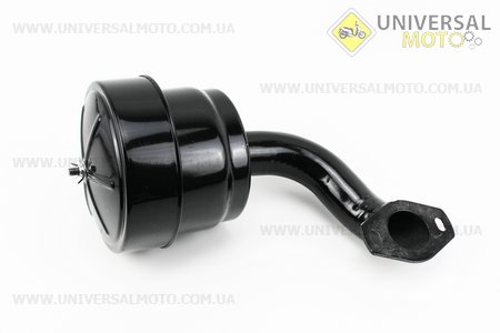 Фільтр повітряний в зборі R195NM Тип №1 з коліном. Китай (Запчастини на мотоблок з двигуном 190 и 195N / UM6040-V13)