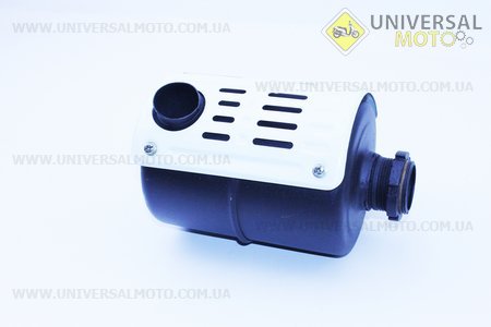 Глушник R195NM (без коліна). Viper (Запчастини на мотоблок з двигуном 190 и 195N / UM6040-V14)