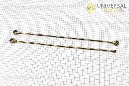 Трубка масляна комплект 2шт R195NM Тип №1. Китай (Запчастини на мотоблок з двигуном 190 и 195N / UM6040-V22)