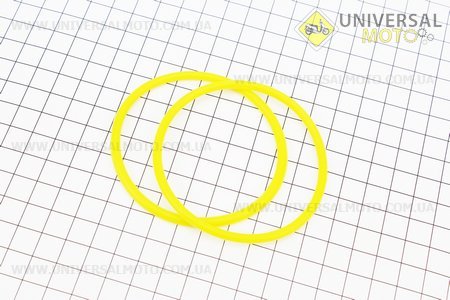 Кільце (манжет) ущільнювачу гільзи комплект 2шт, жовті R190N. Китай (Запчастини на мотоблок з двигуном 190 и 195N / UM6040-V57)