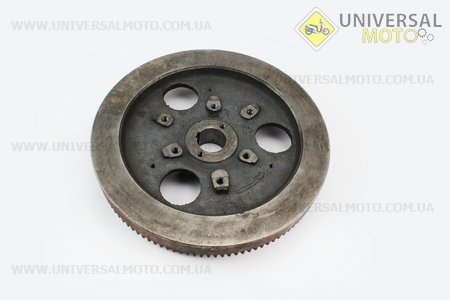 Маховик + венец Z=118, 19,2кг R190N/195NM. Китай (Мотоблочный двигатель 190/195N / UM6040-V90)