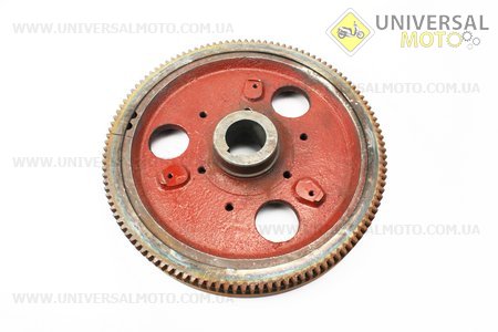 Маховик + венец Z=118, 19,2кг R190N/195NM. Китай (Мотоблочный двигатель 190/195N / UM6040-V90)