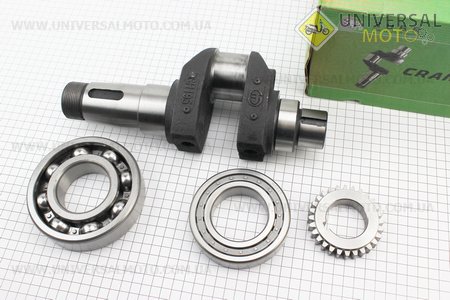 Коленвал + подшипники в сборе R195NM. Viper (Мотоблочный двигатель 190/195N / UM6040-V91)