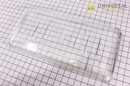 Cтекло передней фары (153x100мм) R190N. Китай (Мотоблочный двигатель 190/195N / UM6040-V98)