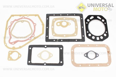 Прокладки двигуна R195NM-95мм, комплект 12 деталей під кришку 9отв.. TATA (Запчастини на мотоблок з двигуном 190 и 195N / UM6041-V12)