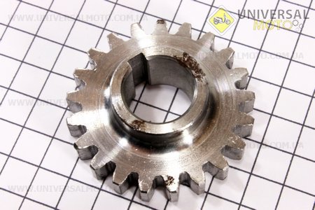 Шестерня пускового валу Z=21 R190N / R195NM. Китай (Запчастини на мотоблок з двигуном 190 и 195N / UM6041-V15)