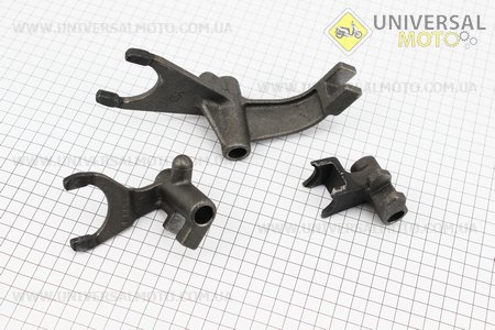 КПП - Вилки трансмиссии комплект 3 штуки 101-2. Китай (Мотоблок с двигателем 175/195N / UM6041-V45)