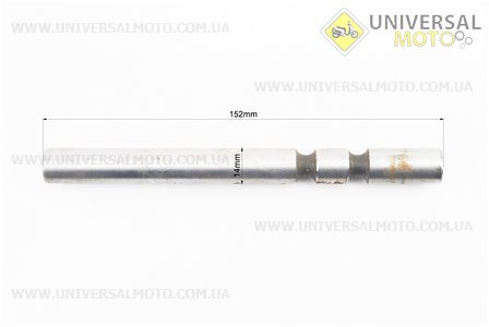 КПП - Вісь вилки підвищує / понижувальної шестерні L=152мм 101-2. Китай (Запчастини на мотоблок з двигуном 175 и 195N / UM6041-V72)