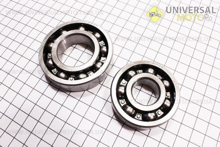 КПП - Подшипники 6304 (20x52x15), 6206 (30x62x16) главного вала к-кт 2шт