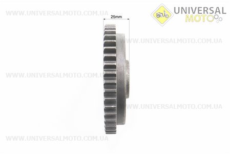 КПП - Шестерня відома 1-й / зад передачі (відбору мощ. На редуктор фрези) 101-2 Z = 43. Китай (Запчастини на мотоблок з двигуном 175 и 195N / UM6041-V90)