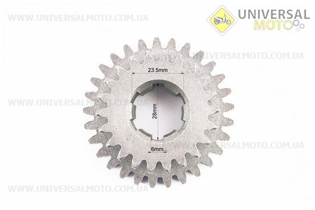 КПП - Шестерня ведуча 2-й / 3-й передачі 101-2 Z = 22х29. Китай (Запчастини на мотоблок з двигуном 175 и 195N / UM6041-V96)
