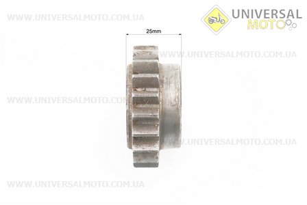 КПП - Шестерня ведуча знижує Z = 20. Китай (Запчастини на мотоблок з двигуном 175 и 195N / UM6041-V97)
