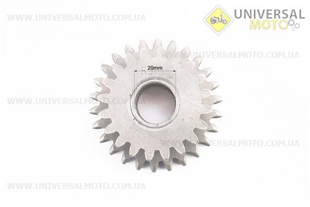 КПП - Шестерня проміжна зад. передачі Z = 20х26. Китай (Запчастини на мотоблок з двигуном 175 и 195N / UM6042-V01)