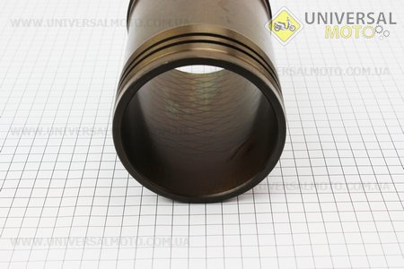 Гільза циліндру R190N (H = 160мм, Øвенца = 108,75мм, Øверх.пояс = 104,75мм, Øніж.пояс = 103мм), жовта, з рискою. Китай (Запчастини на мотоблок з двигуном 190 и 195N / UM6042-V20)