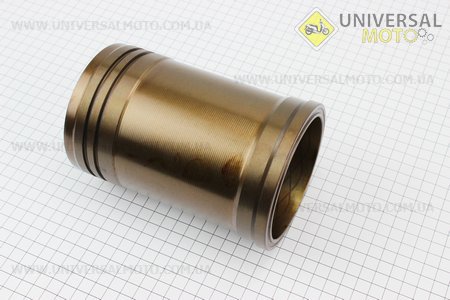 Гільза циліндру R190N (H = 160мм, Øвенца = 108,75мм, Øверх.пояс = 104,75мм, Øніж.пояс = 103мм), жовта, з рискою. Китай (Запчастини на мотоблок з двигуном 190 и 195N / UM6042-V20)