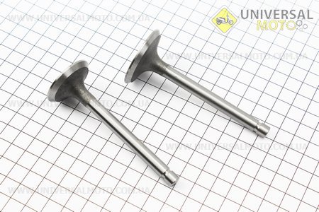 Клапан впускний (h-93; D-40; d-7,95), випускний (h-93; D-34; d-7,95) комплект GZ195. Китай (Запчастини на мотоблок з двигуном 190 и 195N / UM6042-V32)