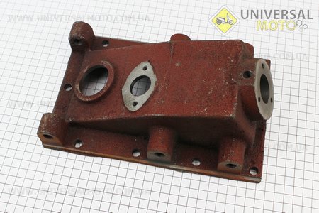 КПП - Крышка редуктора (большая) 101-2 (2 отверствие) Тип №1. Китай (Мотоблок с двигателем 175/195N / UM6042-V43)