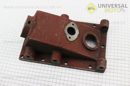 КПП - Крышка редуктора (большая) 101-2 (2 отверствие) Тип №1. Китай (Мотоблок с двигателем 175/195N / UM6042-V43)