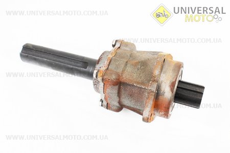 КПП - Піввісь в зборі (8 шліців) , L=340мм, D=39мм 101-2. Китай (Запчастини на мотоблок з двигуном 175 и 195N / UM6042-V47)