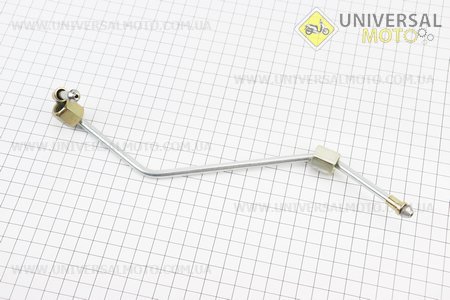 Трубка паливна метал (насос - форсунка) R195NM Тип №2. Китай (Запчастини на мотоблок з двигуном 190 и 195N / UM6042-V63)