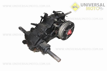 КПП в сборе (с валом отбора мощ.) + сцепление 101-2. Китай (Мотоблок с двигателем 175/195N / UM6042-V81)