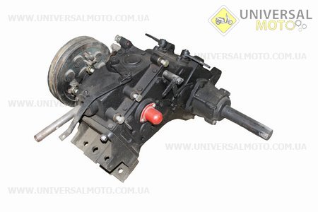 КПП в сборе (с валом отбора мощ.) + сцепление 101-2. Китай (Мотоблок с двигателем 175/195N / UM6042-V81)
