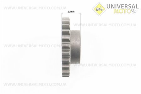 КПП - Шестерня під шпонку h = 20мм, Z = 25. Китай (Запчастини на мотоблок з двигуном 175 и 195N / UM6043-V02)