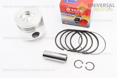 Поршень, кільця, палець комплект R195N 95мм STD (форкамера в формі "усіченого конуса"). TATA (Запчастини на мотоблок з двигуном 190 и 195N / UM6043-V32)