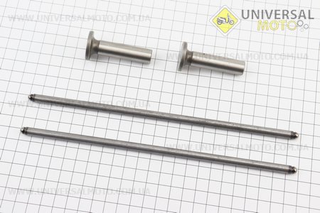 Штовхач + штанга комплект 4шт R190N. Viper (Запчастини на мотоблок з двигуном 190 и 195N / UM6043-V37)