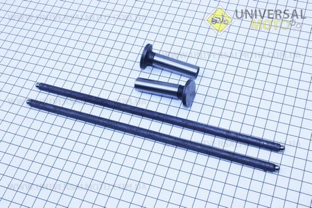 Штовхач + штанга комплект 4шт R195NM. Viper (Запчастини на мотоблок з двигуном 190 и 195N / UM6043-V38)