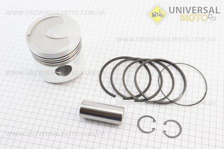 Поршень, кільця, палець комплект R185N 85мм STD (з вибіркою під клапану). Китай (Запчастини на мотоблок з двигуном 190 и 195N / UM6043-V49)