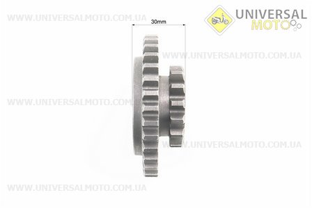 КПП - Шестерня первинного валу 81-1 Z = 15x33. Китай (Запчастини на мотоблок з двигуном 175 и 195N / UM6043-V69)